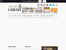 Tablet Screenshot of affaire-de-cadeaux.fr